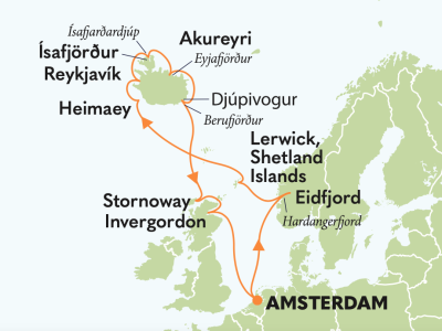 Kaart-Holland-America-Line-14-Day-Legends-Of-Iceland-Scotland