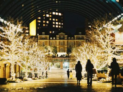 Tokyo verlichting winter